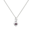 Collier en argent sterling et cristal de tourmaline CZ avec pierre de naissance d'octobre