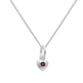 Collier en argent sterling et cristal de tourmaline CZ avec pierre de naissance d'octobre
