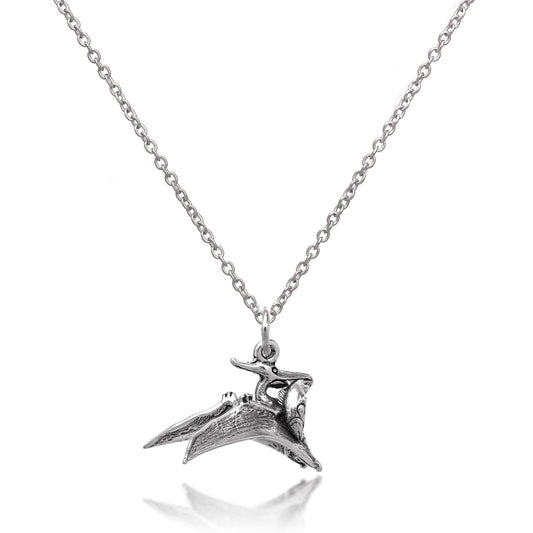 Collier ptérodactyle 3D en argent sterling