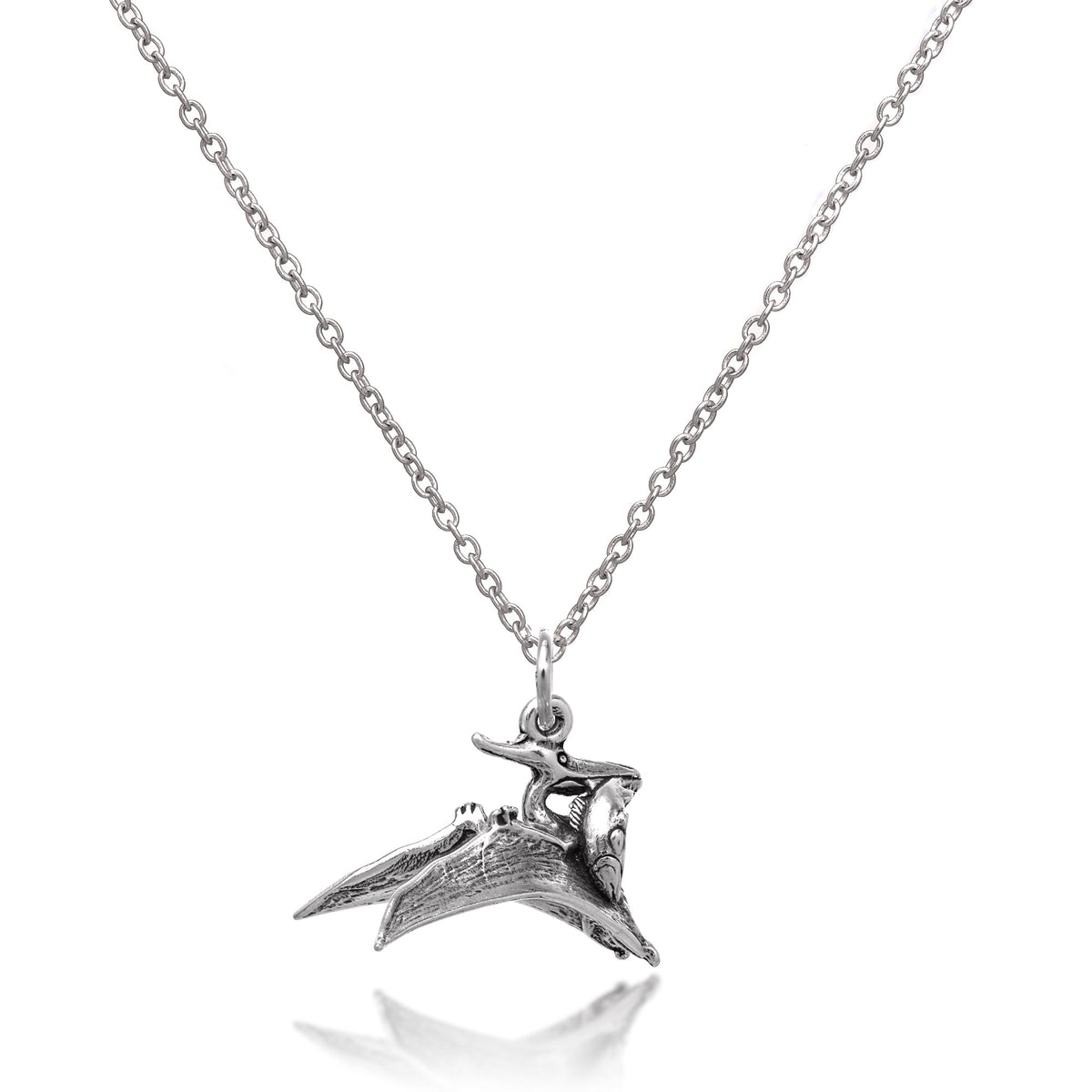 Collier ptérodactyle 3D en argent sterling
