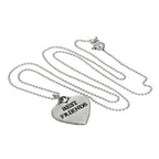 Collier avec pendentif cœur en argent sterling « Best Friends » de 35 à 55 cm
