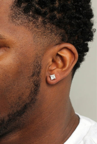 Boucles d'oreilles à tige pour hommes