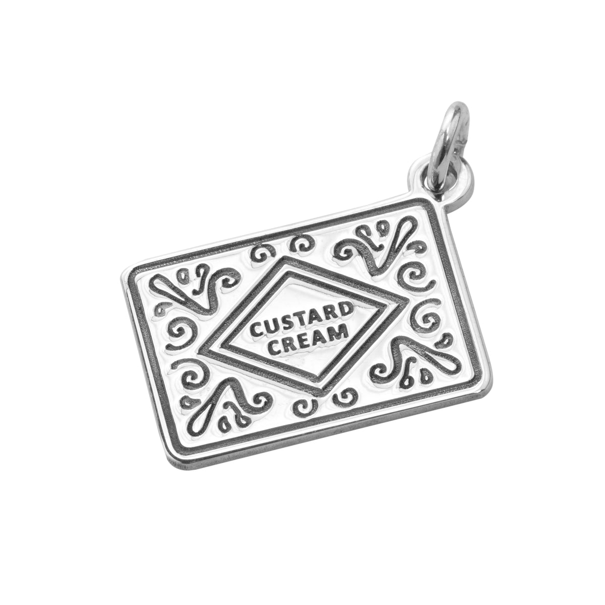 Charm biscuit classique personnalisé en argent sterling