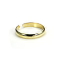 Bague d'orteil bombée réglable en or 9 carats de 2,5 mm