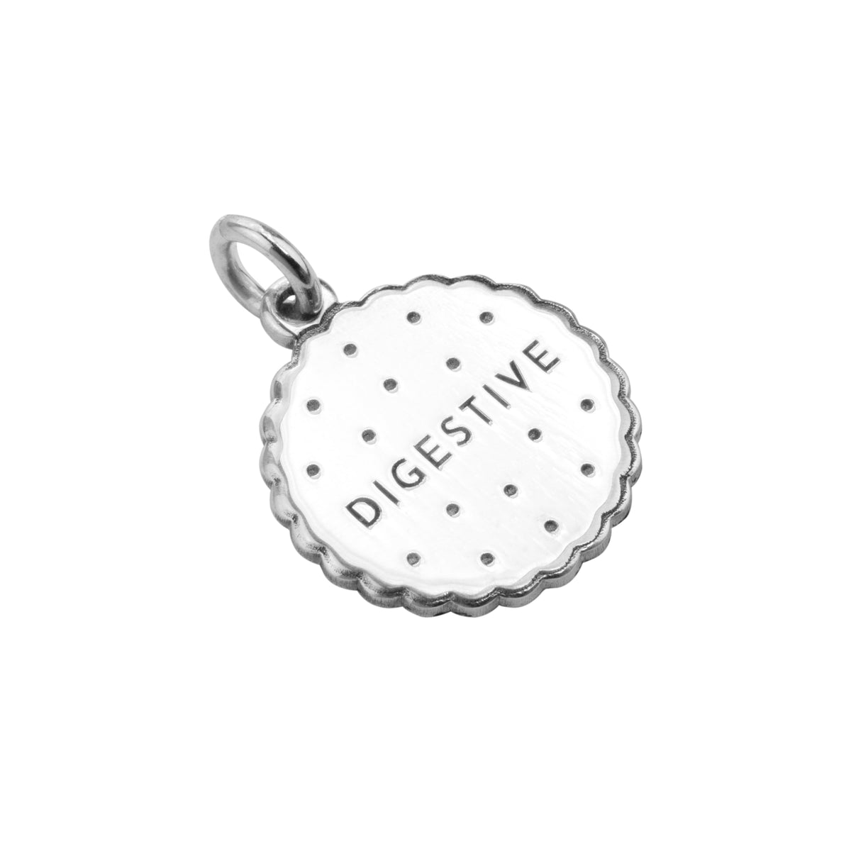 Charm biscuit classique personnalisé en argent sterling