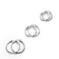 Ensemble de créoles en argent sterling massif pour tous les jours