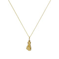 Collier pendentif main en or 9 carats de 40 à 50 cm