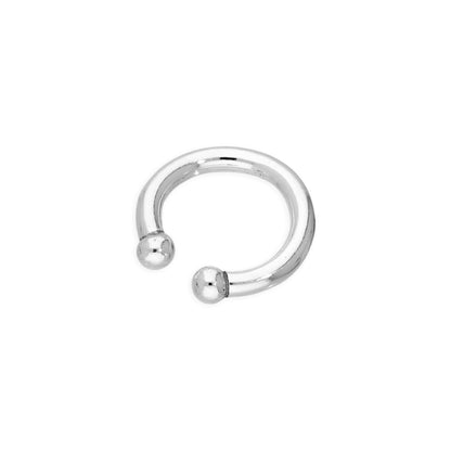 Anneau de nez tricheur en argent sterling 15Ga pour septum