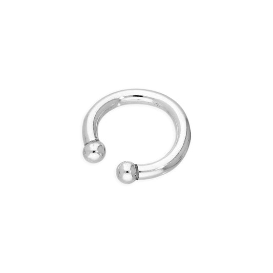 Anneau de nez tricheur en argent sterling 15Ga pour septum
