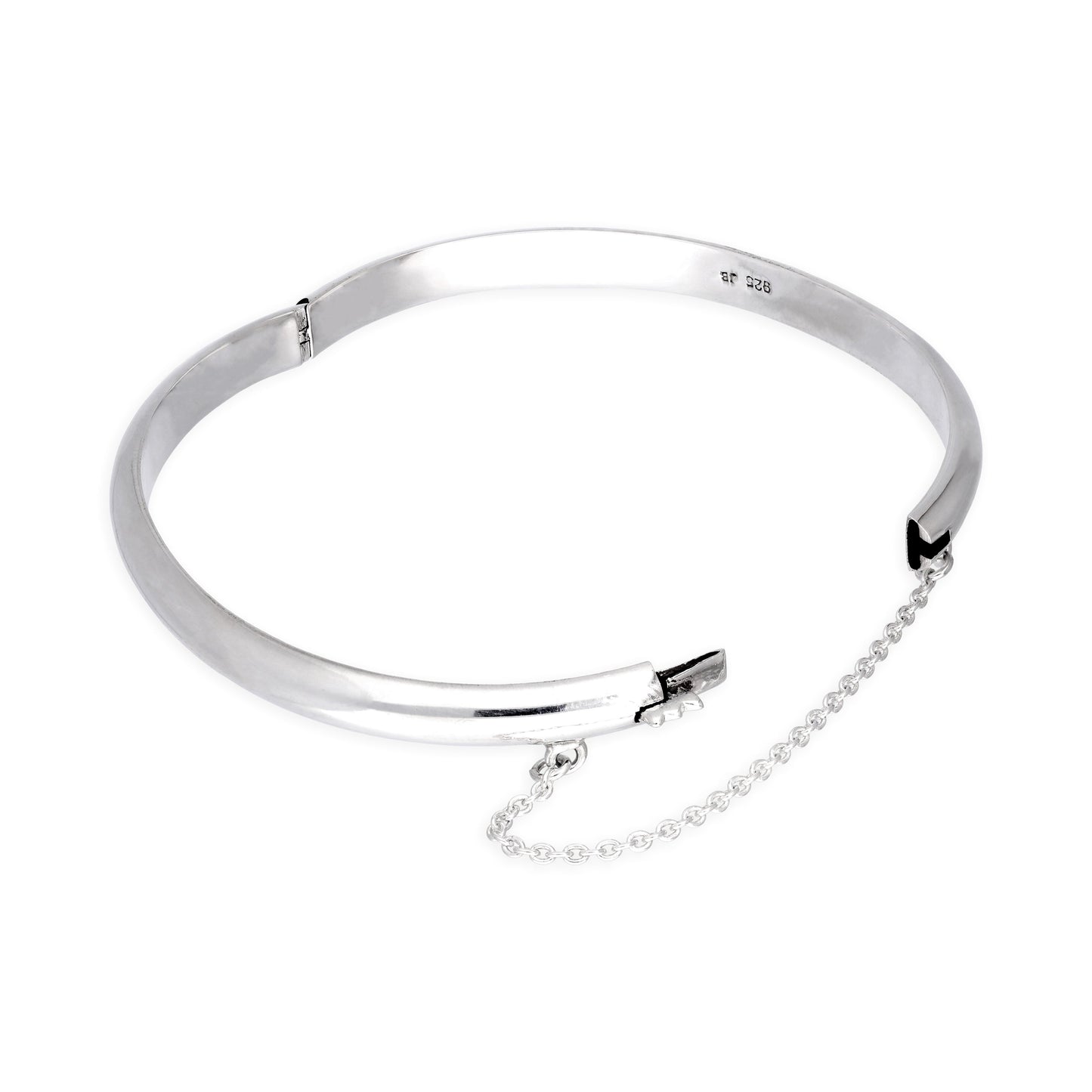 Bracelet jonc à charnière en argent sterling 51 mm pour enfant