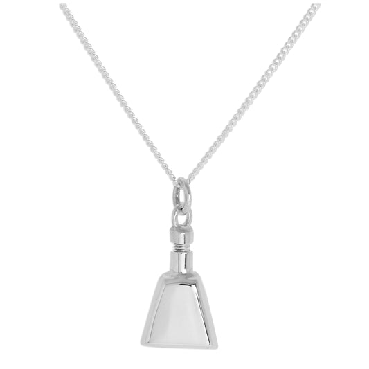 Collier avec pendentif en forme de bouteille de parfum en argent sterling, 40 à 60 cm