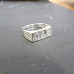Bague papa en argent sterling, tailles 52 à 71
