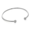 Bracelet jonc torque en argent sterling massif pour homme