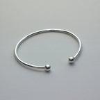 Bracelet jonc torque en argent sterling massif pour homme