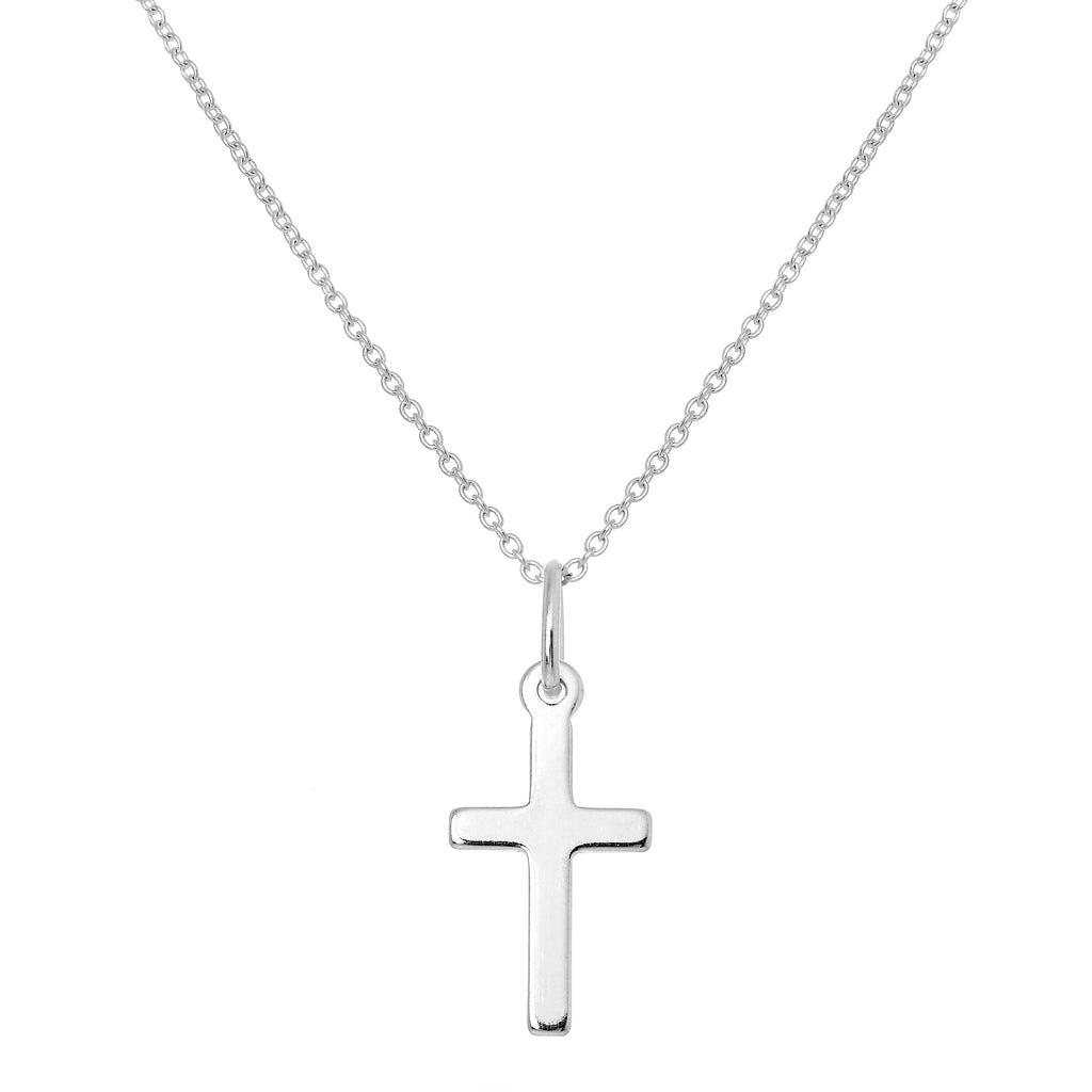 Collier avec pendentif croix en argent sterling de 40 à 55 cm