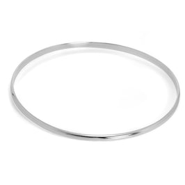 Bracelet simple en argent sterling uni de 3 mm
