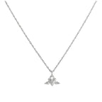 Collier pendentif cœur ailé en argent sterling de 40 à 50 cm