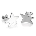 Boucles d'oreilles à tige en argent sterling en forme d'étoile