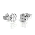 Boucles d'oreilles à tige en argent sterling avec trèfle à quatre feuilles