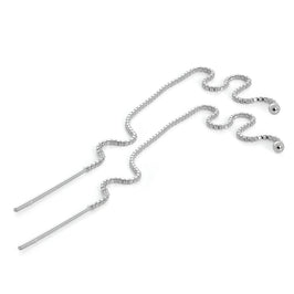 Boucles d'oreilles à billes en argent sterling de 2 mm