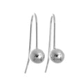 Boucles d'oreilles pendantes en argent sterling de 6 mm