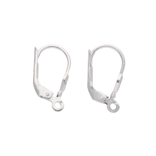 Paire de fils de boucles d'oreilles à levier en argent sterling
