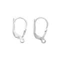 Paire de fils de boucles d'oreilles à levier en argent sterling
