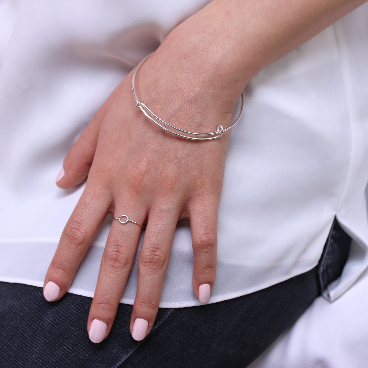 Bracelet extensible en argent sterling