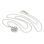 Collier pendentif cœur ouvert en argent sterling de 35 à 81 cm