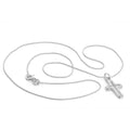 Collier avec pendentif en forme de croix en argent sterling
