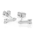 Petites boucles d'oreilles à tige en argent sterling en forme de flèche