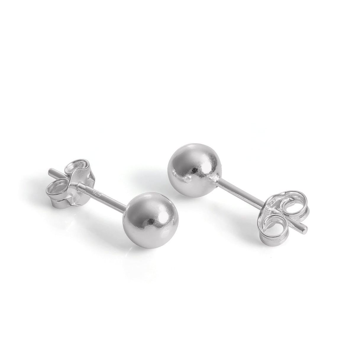 Boucles d'oreilles à tige légères en argent sterling de 1 à 12 mm