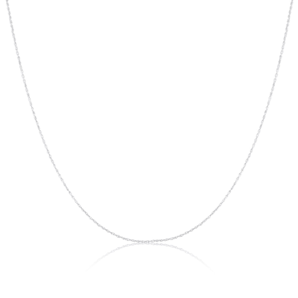 Collier chaîne Prince de Galles en argent sterling fin de 35 à 70 cm