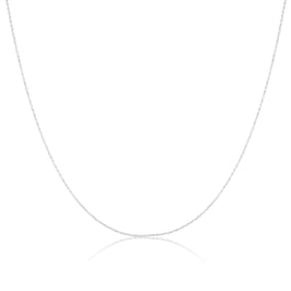 Collier chaîne Prince de Galles en argent sterling fin de 35 à 70 cm
