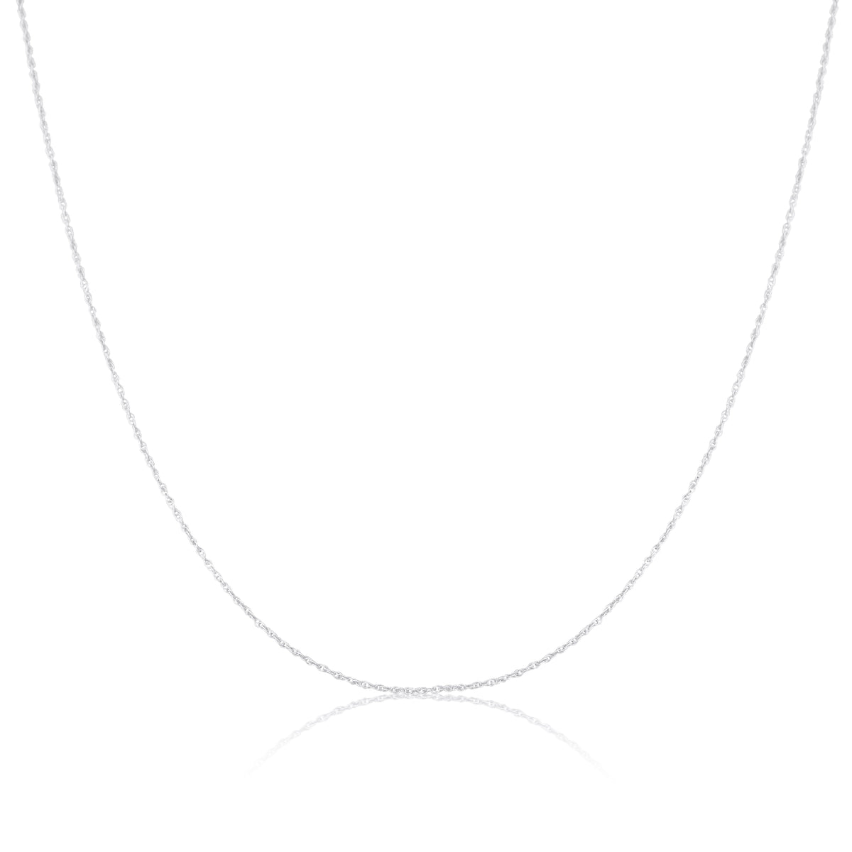 Collier chaîne Prince de Galles en argent sterling fin de 35 à 70 cm