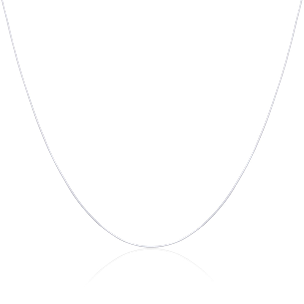 Chaîne serpent en argent sterling de 1 mm, 35 à 55 cm