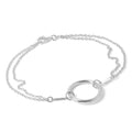 Bracelet bague infini Karma en argent sterling