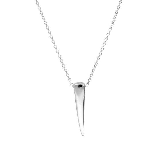 Collier griffe en argent sterling sur chaîne de 22 pouces