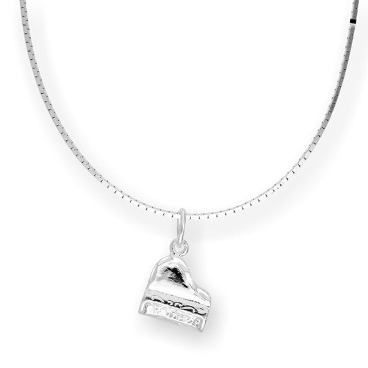 Collier avec pendentif piano en argent sterling de 40 à 55 cm
