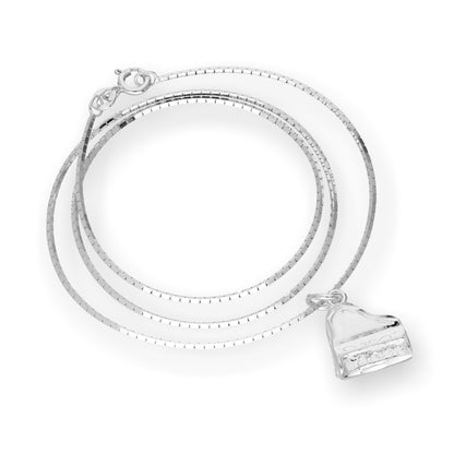 Collier avec pendentif piano en argent sterling de 40 à 55 cm