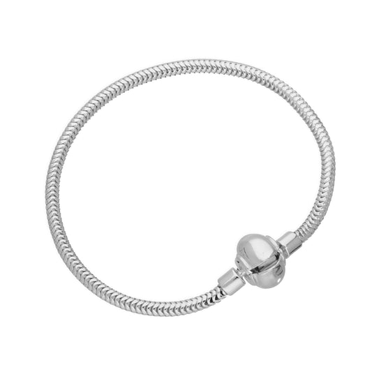 Bracelet à breloques en argent sterling de 15 à 20 cm