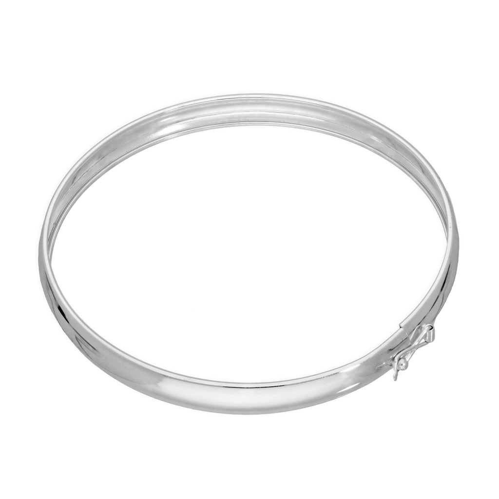 Bracelet à charnière en argent sterling pour adulte de 65 mm