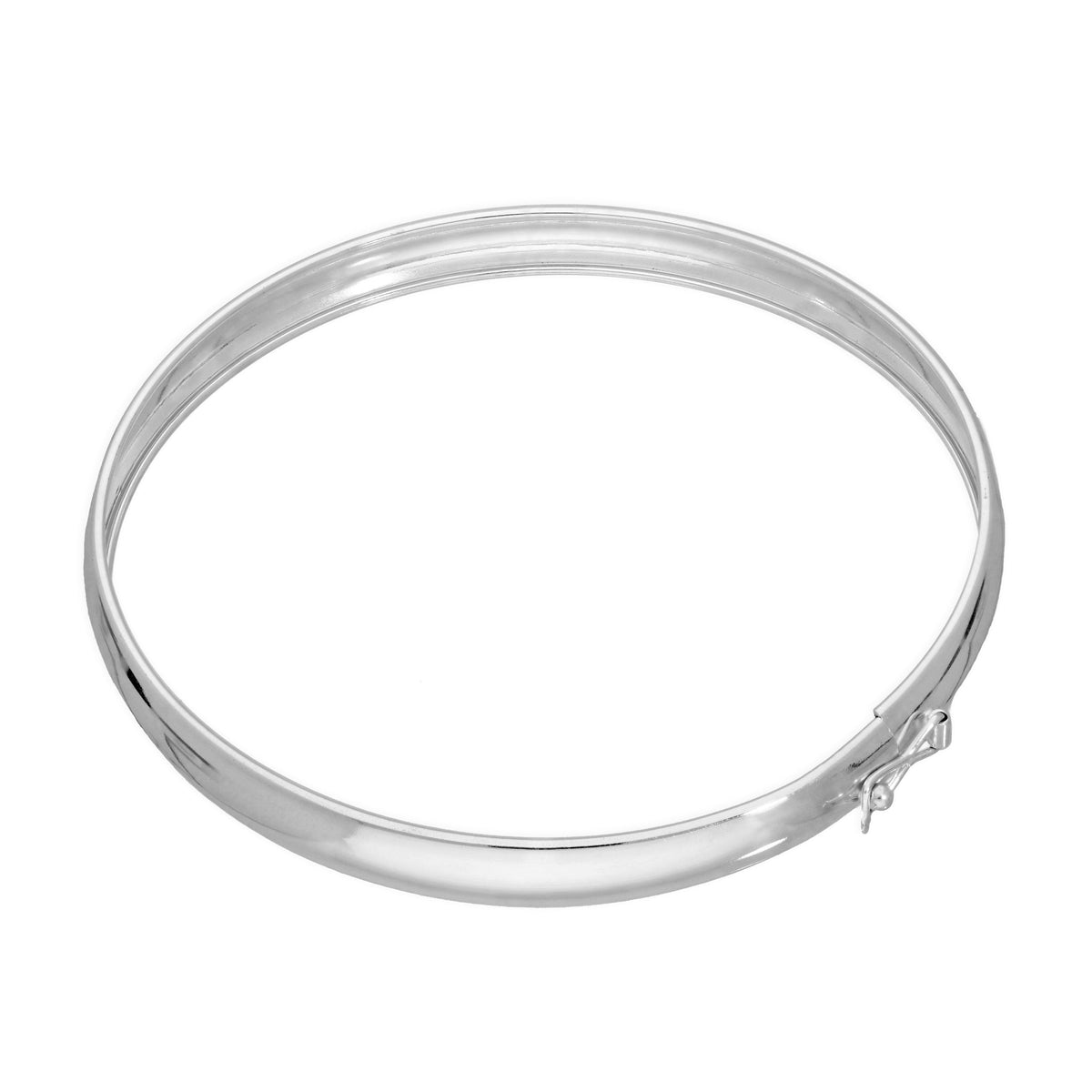 Bracelet à charnière en argent sterling pour adulte de 65 mm