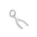 Breloque en forme de souhait en argent sterling