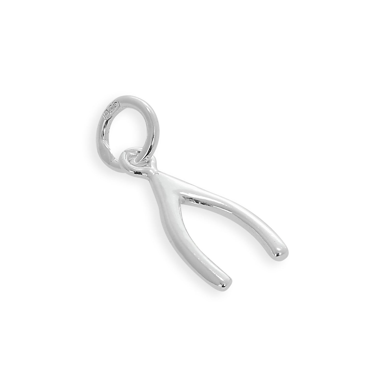Breloque en forme de souhait en argent sterling