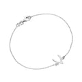 Bracelet Wishbone en argent sterling de 18 cm