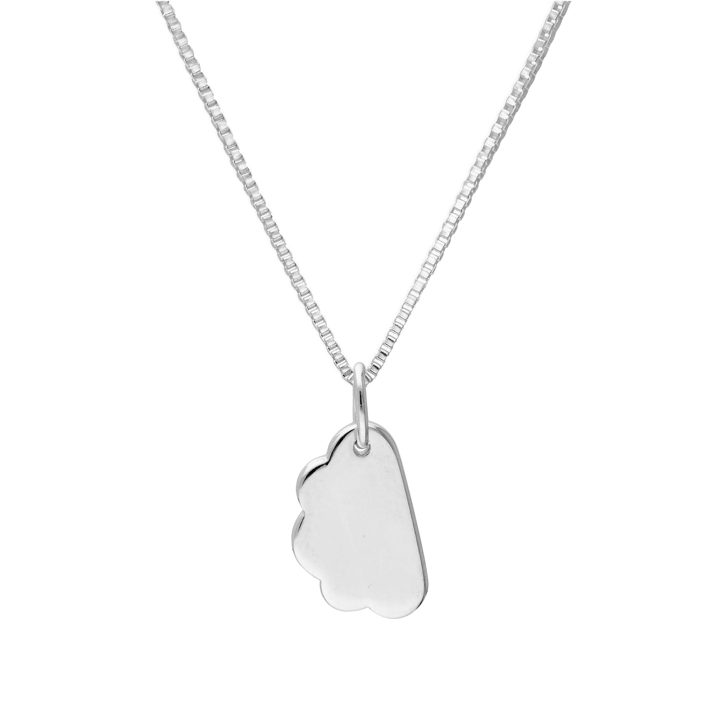 Collier pendentif nuage en argent sterling de 14 à 22 pouces