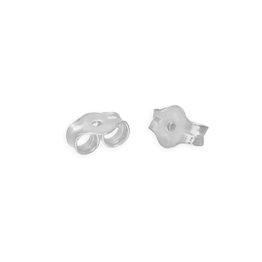 Fermoirs de boucles d'oreilles papillon en argent sterling