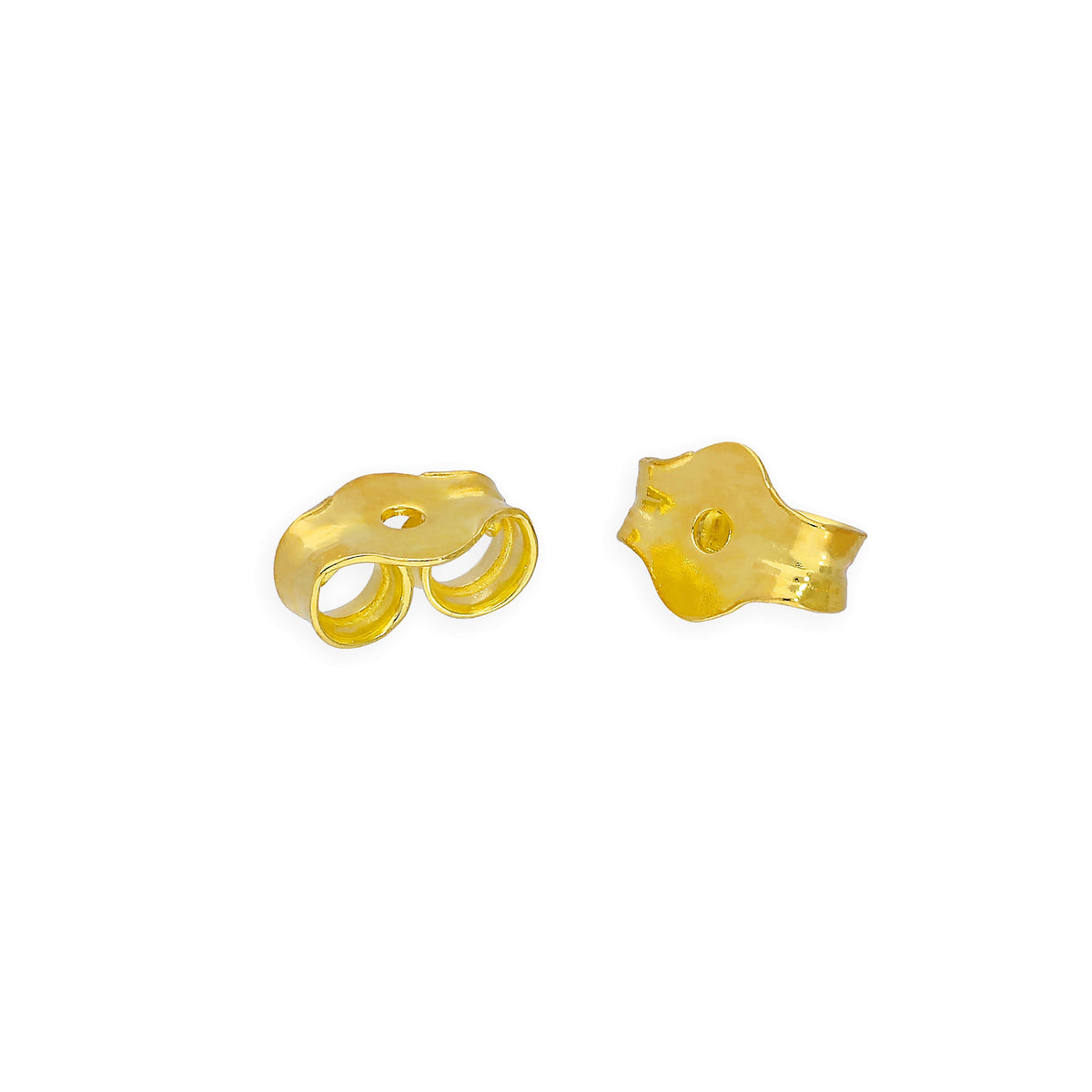 Fermoirs de boucles d'oreilles papillon de rechange en argent sterling plaqué or