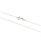 Chaîne en argent sterling fin de 0,8 mm, 35 à 81 cm